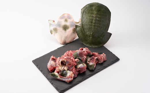 神奈川産すっぽん鍋丸ごと1匹(620g)＆スープ2本(各180g)セット【配送不可地域：離島】