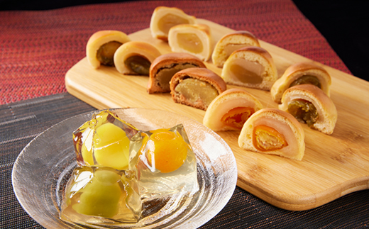 松月堂菓子舗手づくり　足柄の焼き菓子・洒水の滝ゼリー詰め合わせ(各10個入)