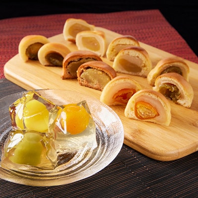 【のし付き】松月堂菓子舗手づくり　足柄の焼き菓子・洒水の滝ゼリー詰め合わせ(各10個入)