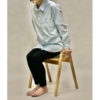 スタッキング・スツール　チーク材+オーク材