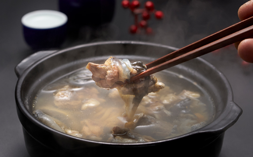 神奈川産すっぽん鍋丸ごと1匹(620g)＆スープ2本(各180g)セット【配送不可地域：離島】