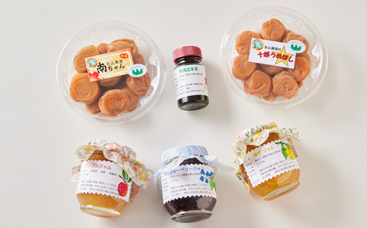 杉山農園C　自慢の3種セット(梅肉エキス・梅干・ジャム)