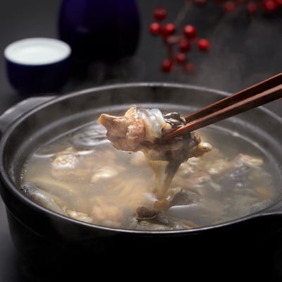 【のし付き】神奈川産すっぽん鍋丸ごと1匹(620g)＆ドリンク2本(各180g)セット【配送不可地域：離島】