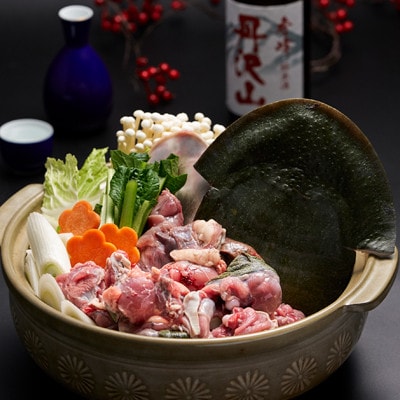 【のし付き】純米酒 丹沢山秀峰720ml＆神奈川県産鍋用すっぽん620gセット【配送不可地域：離島・沖縄県】