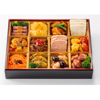 【2026迎春おせち】五島軒洋風おせち一段重【配送不可地域：離島・沖縄県】