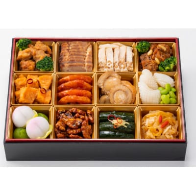 【2026迎春おせち】赤坂璃宮中華おせち一段重【配送不可地域：離島・沖縄県】