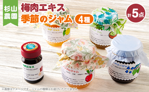 杉山農園A　梅肉エキスと季節のジャム詰め合わせ