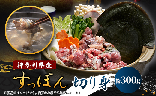 神奈川県産鍋用すっぽん(2～3人前　約300g)【配送不可地域：離島】