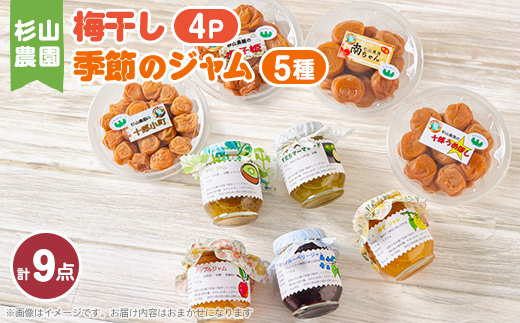 杉山農園B　梅干しと季節のジャムセット