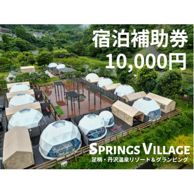 SPRINGS VILLAGE 足柄丹沢温泉リゾート＆グランピング 宿泊補助券 10000円