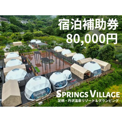 SPRINGS VILLAGE 足柄丹沢温泉リゾート＆グランピング 宿泊補助券 80,000円: 山北町ANAのふるさと納税