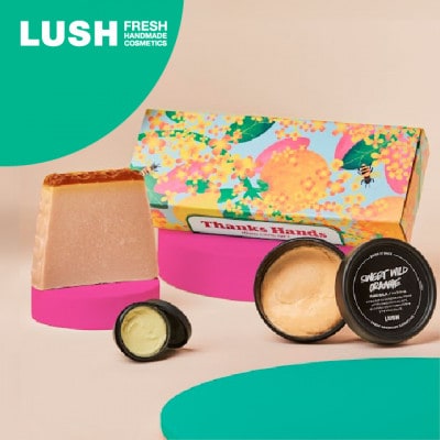 LUSH ラッシュ サンクスハンズ ハンドケア ギフト セット ハンドメイド【配送不可地域：離島】