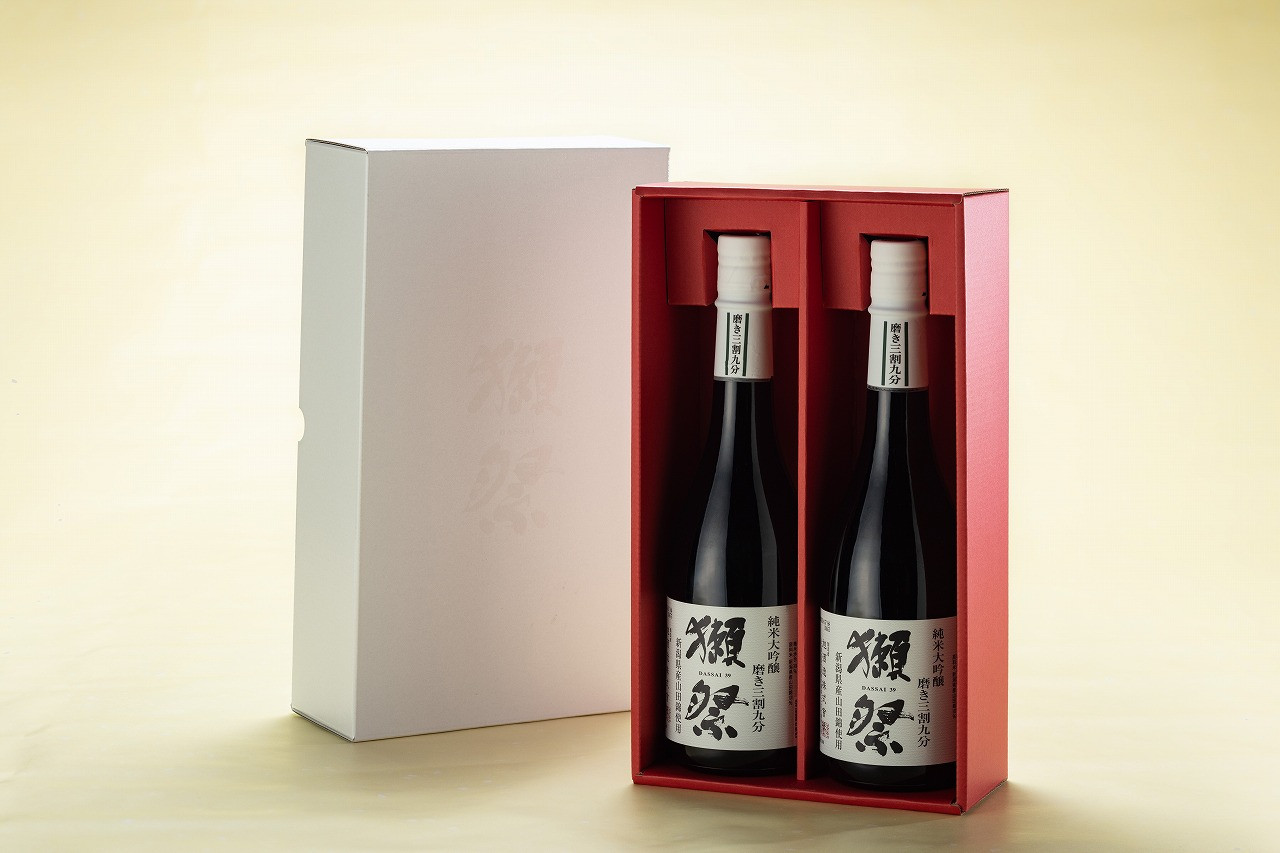 【数量限定】新潟県産山田錦100％使用「獺祭」三割九分 720ml×2本｜新潟　獺祭　ご当地　日本酒　大吟醸