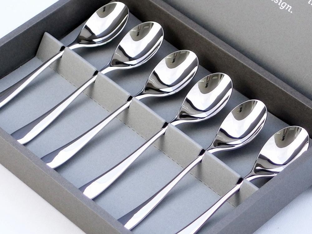 YAMAZAKIカトラリー アクアティック（Bright）ティースプーン6pcs セット