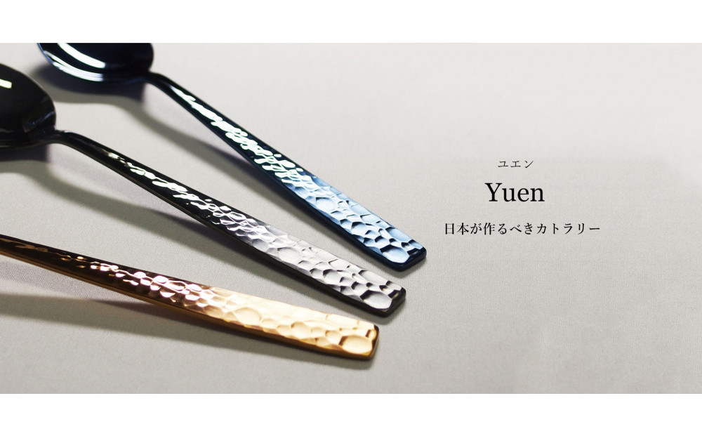 YUEN(PVD BLACK)10pcsペアディナーセット