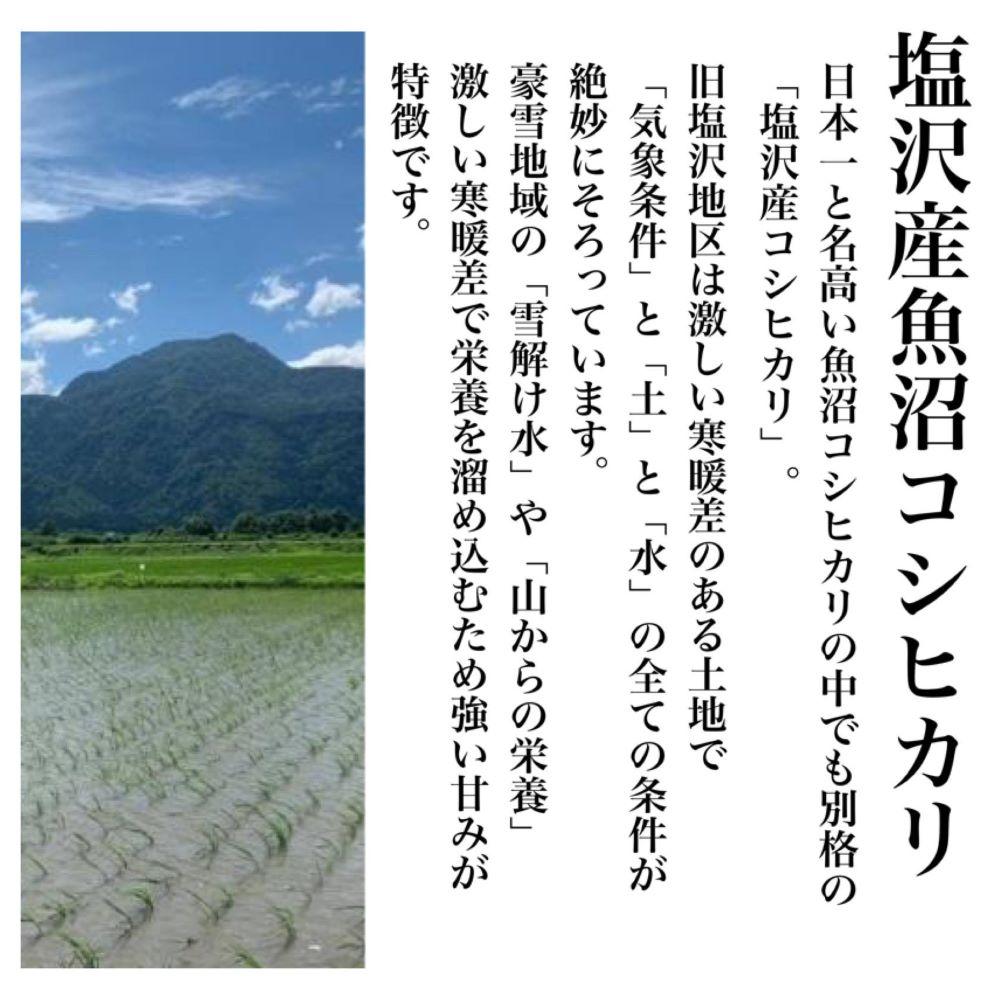 【令和7年度産新米】新潟県塩沢産コシヒカリ そのまんま真空パック 900ｇ×12袋