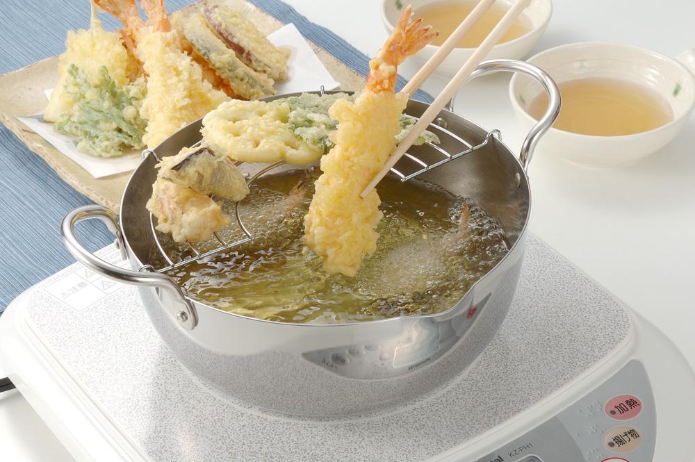 ステンレス揚げ鍋20cm