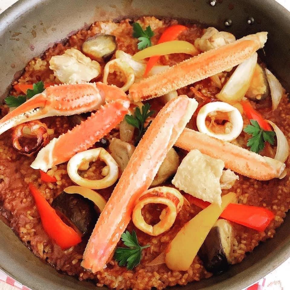 佐渡産本ズワイガニ　ペペおじさんのパエリアキット　３～４人前