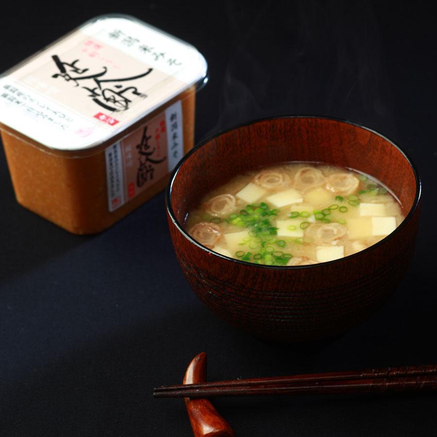 越後味噌贅沢セレクション　（「豪農」・味噌「延齢」）400g×各3カップ　新潟県　味噌　みそ　調味料　発酵