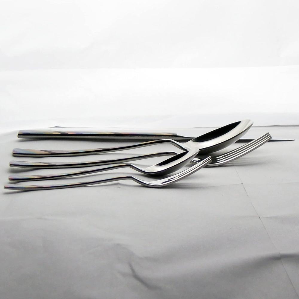 ナガオ -ニジ- ディナーカトラリー 5本セット 18-8ステンレス 多重発色