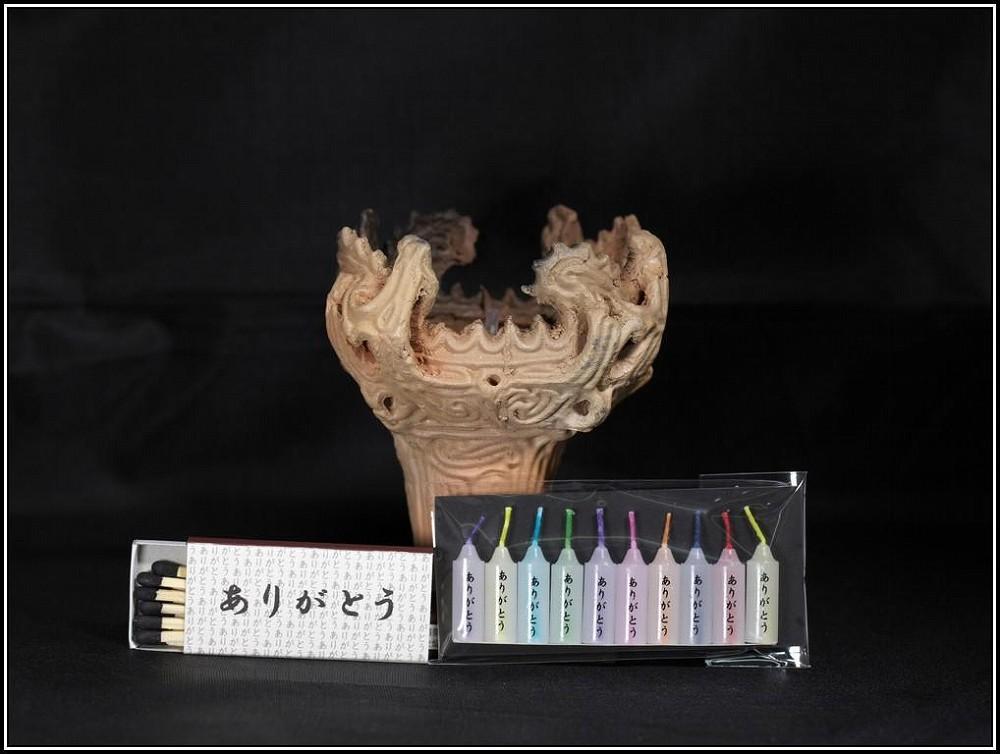 火焔土器10cm　出土色コゲ仕様　手作り陶器