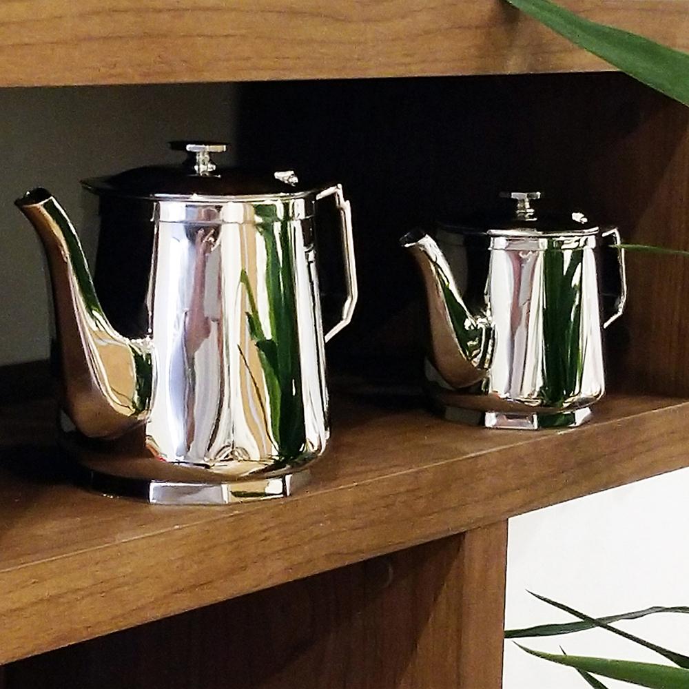 ナガオ KOGEI 極厚鏡面 ティーポット 680ml 18-8ステンレス