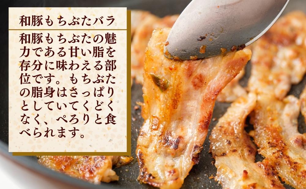 越後もちぶた（新潟県産和豚もちぶた） 焼肉セット800g