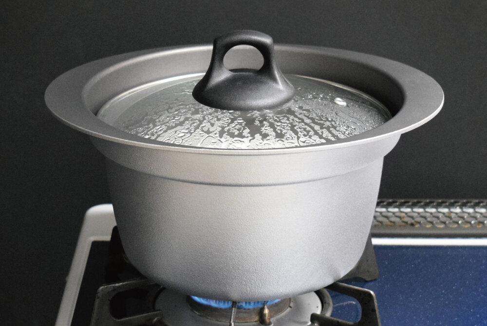 銀シャリ釜 3合炊き
