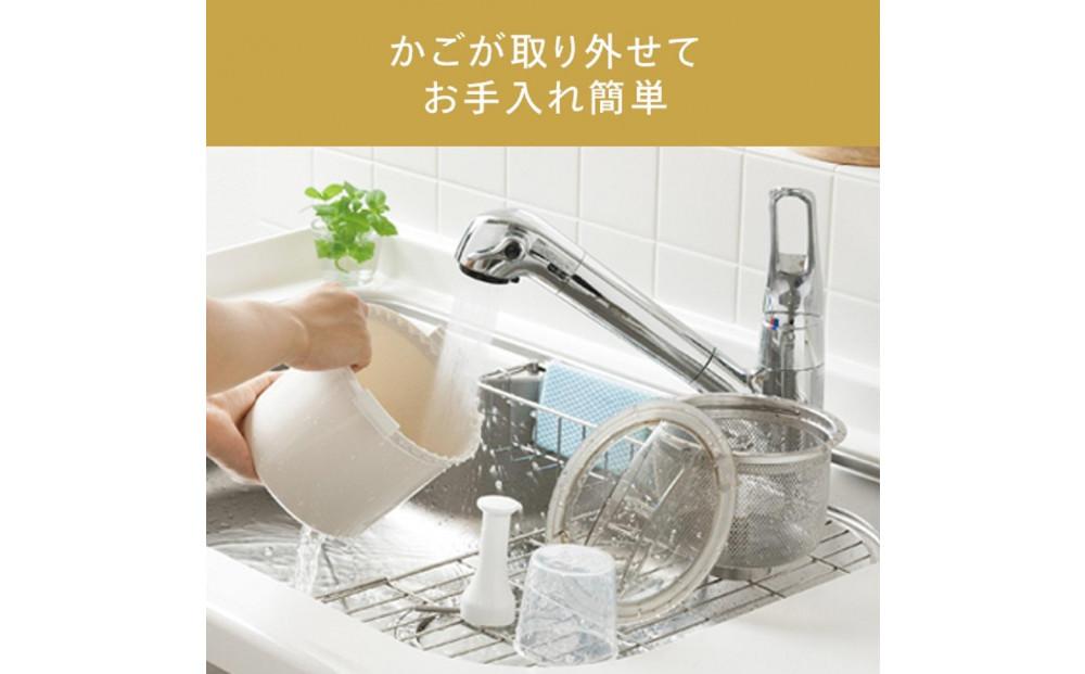 【ふるさと納税】【MR-E520W-A35】TWINBIRDコンパクト精米器×雪室熟成黄金豚セット