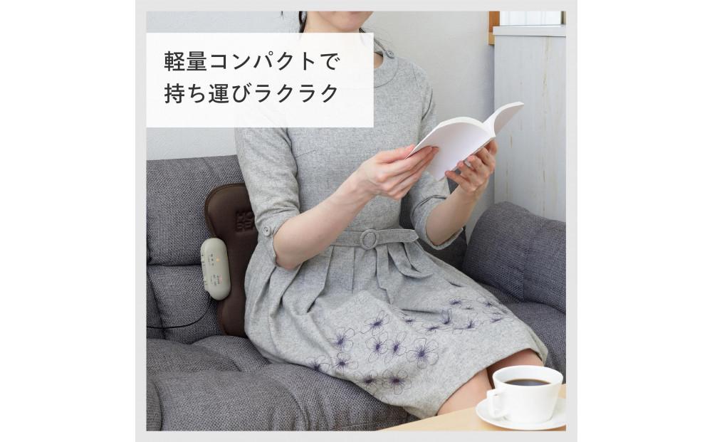 【ふるさと納税】 【EM-2538BR-A38】シートマッサージャー×新潟湯めぐり入浴剤６セット