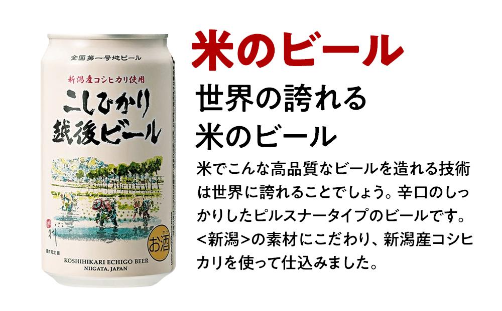 GB-06全国第一号地ビール エチゴビール飲み比べセット350缶×6本 ※25/12/20決済分まで年内発送・年始は1/9頃から出荷開始