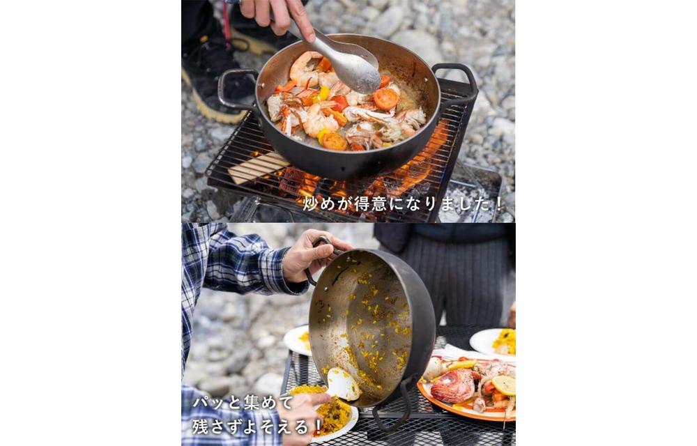 TSBBQ ライトステンレスハーフダッチオーブン　10インチ　ミラー仕上げ（TSBBQ-029）