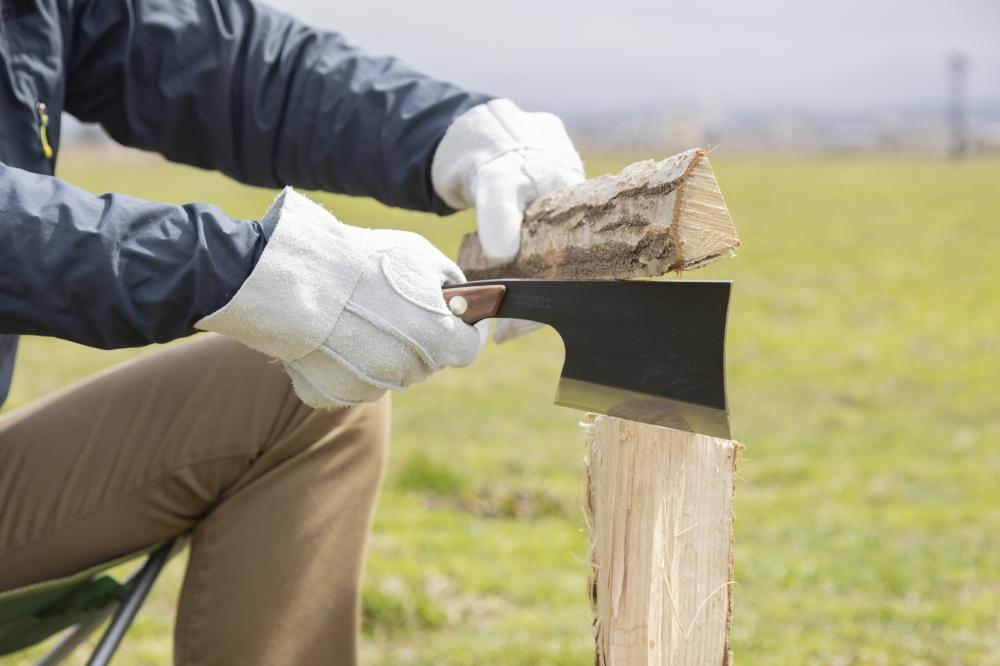 多喜火斧 革ケース付き 黒染め