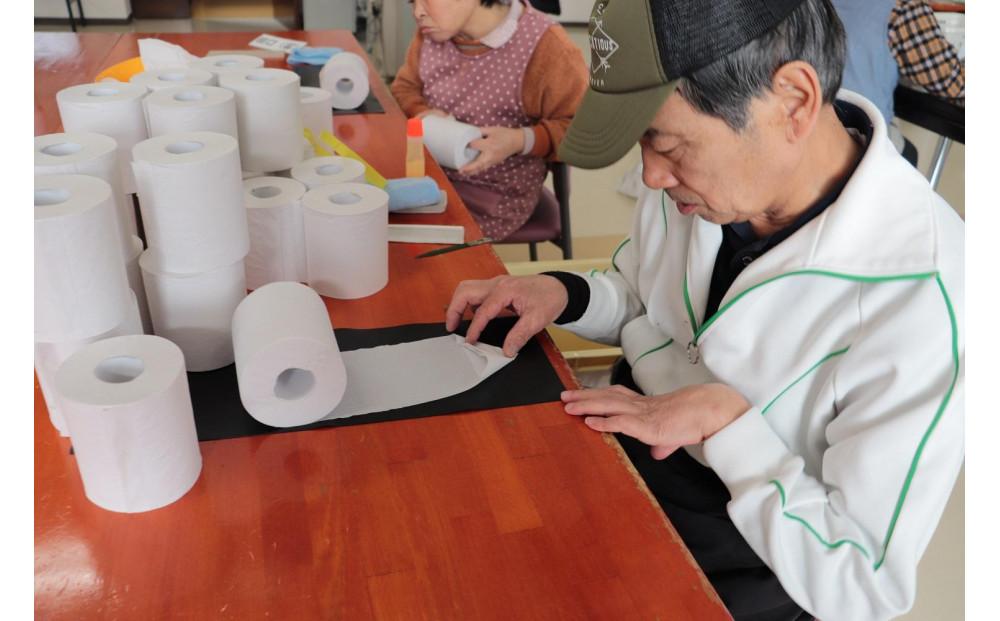 シングルトイレットペーパー定期便「C」【障がい者支援の返礼品】