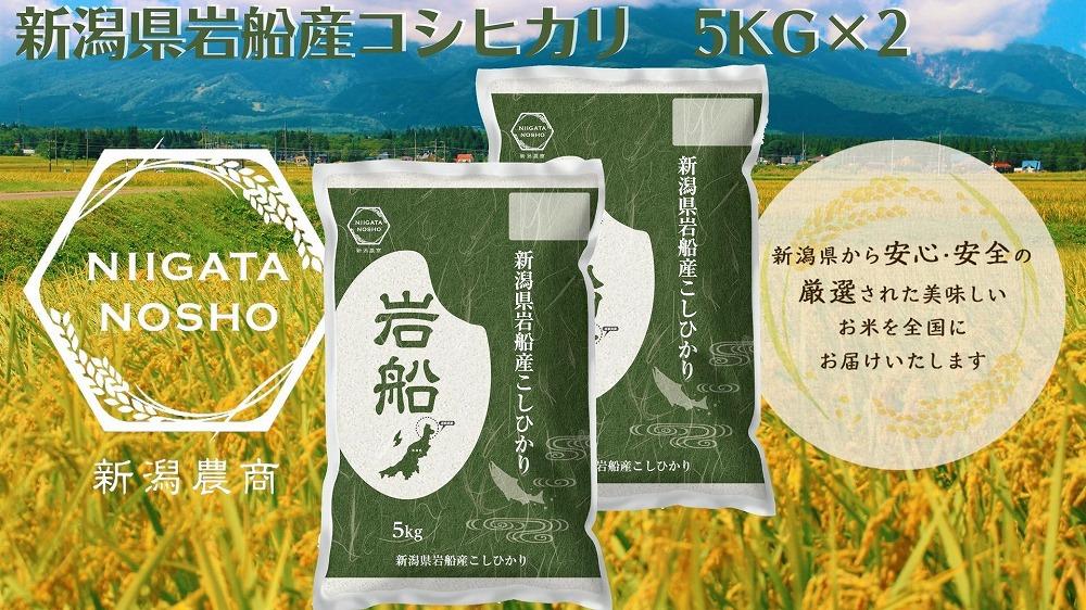 新潟県岩船産コシヒカリ　5kg×2
