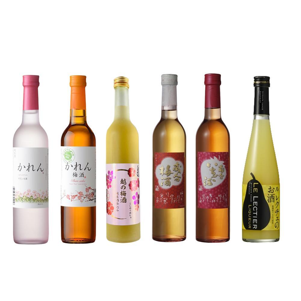 甘口 お酒・リキュールセット 6種（各500ml)×6（計6本）