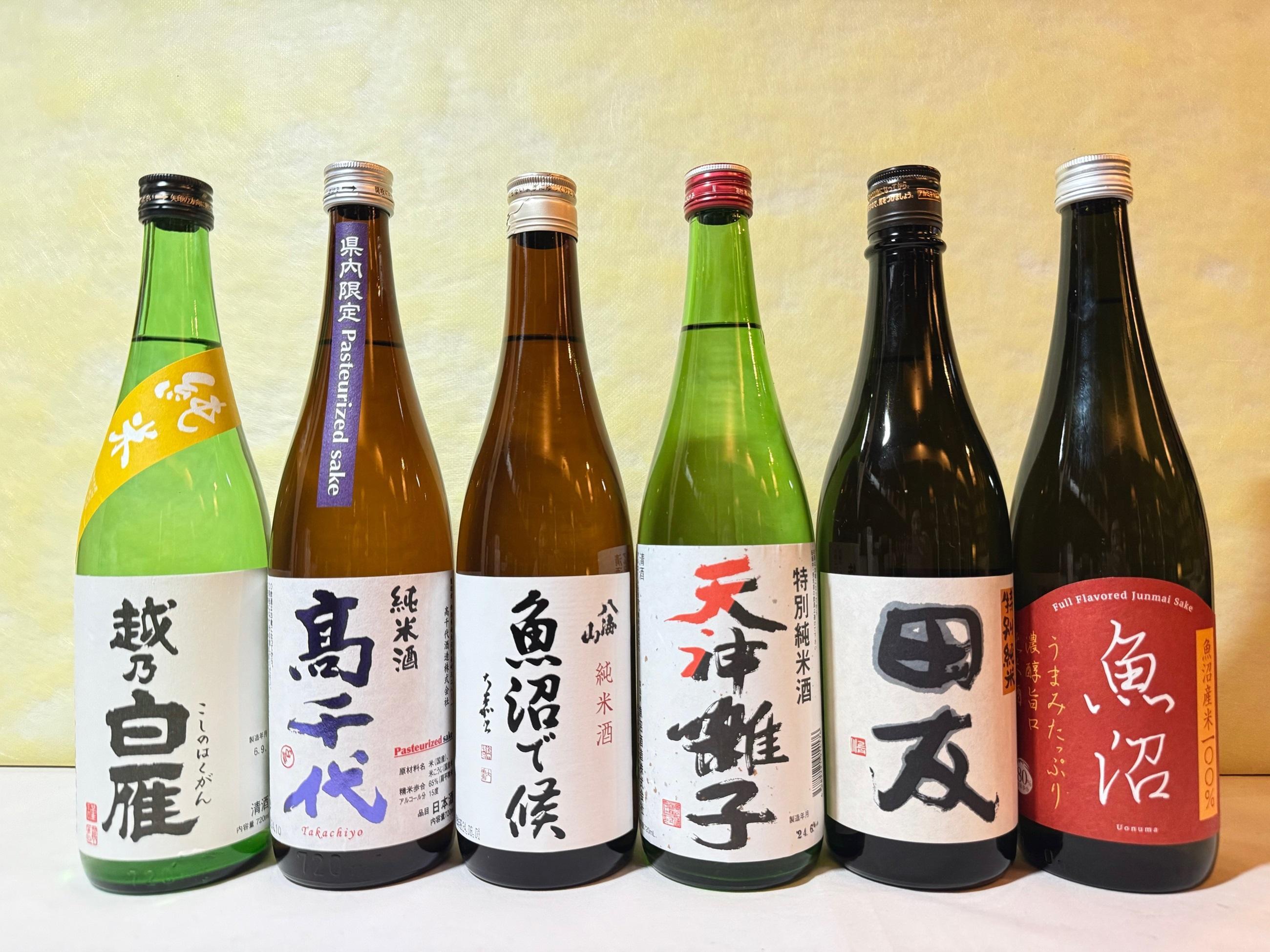 新潟淡麗＜旨口＞純米お手頃セット(720ml×6本)