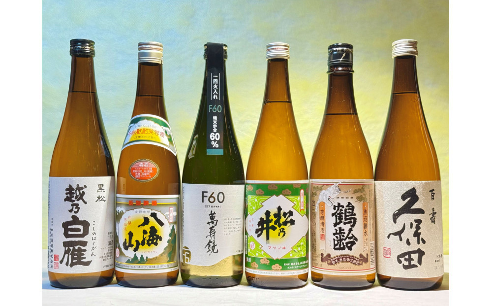 新潟の！普通酒だけどハイレベルな6本セット1(720ml)