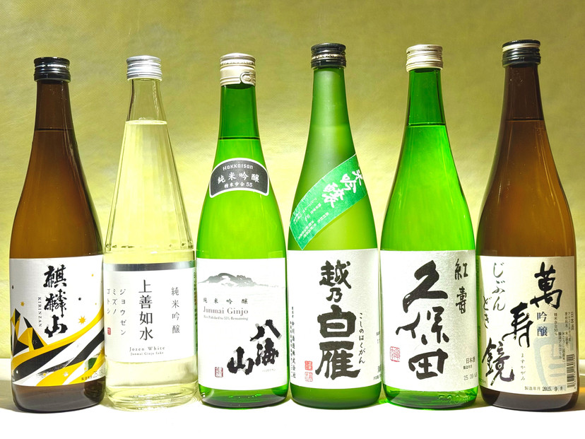 厳選！新潟お手頃純吟・吟醸お楽しみセット(720ml×6本)