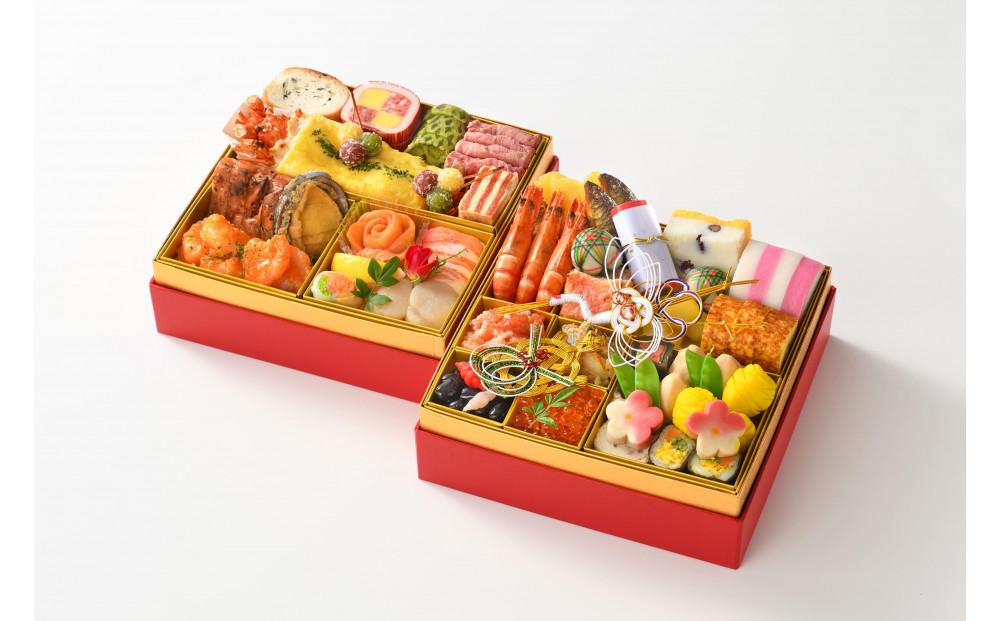 【ANAクラウンプラザホテル新潟】生おせち　和洋中二段重　芙蓉(2025年12月31日着）