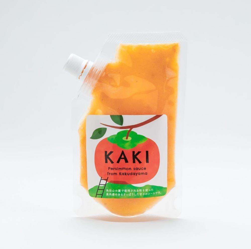 まるごと柿ソース♪ キズや形が悪いだけで廃棄される柿を減らしたい！（３袋）