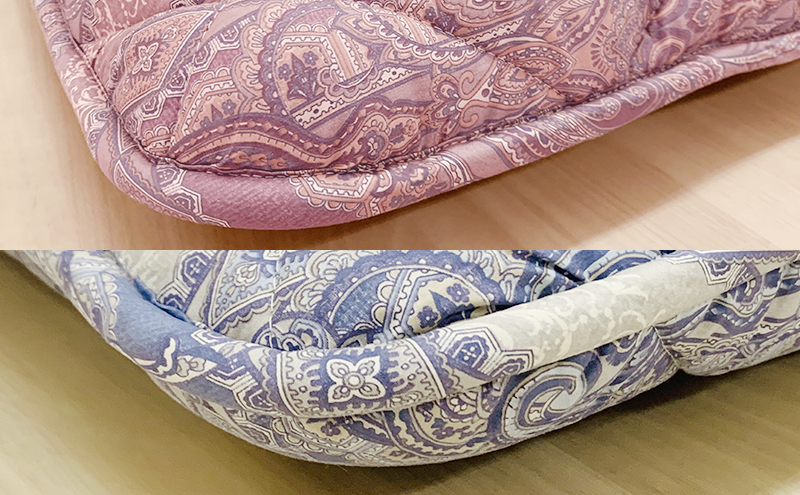 夏はさらっと、冬はぽかぽか、オールシーズン羊毛混三層敷布団 100×200cm 寝具 敷き布団 布団 シングル 新潟市 新潟 ピンク