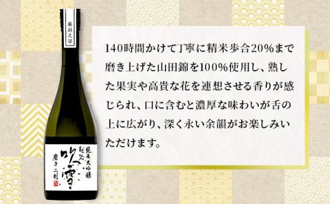 高野酒造 越路吹雪 純米大吟醸 磨き二割 720ml