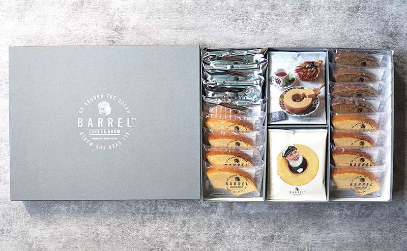 カットバウムクーヘンアソート 3種16個＆ドリップバッグコーヒー1種10袋 ギフトセット お菓子 スイーツ 飲料 珈琲 ドリップコーヒー 洋菓子