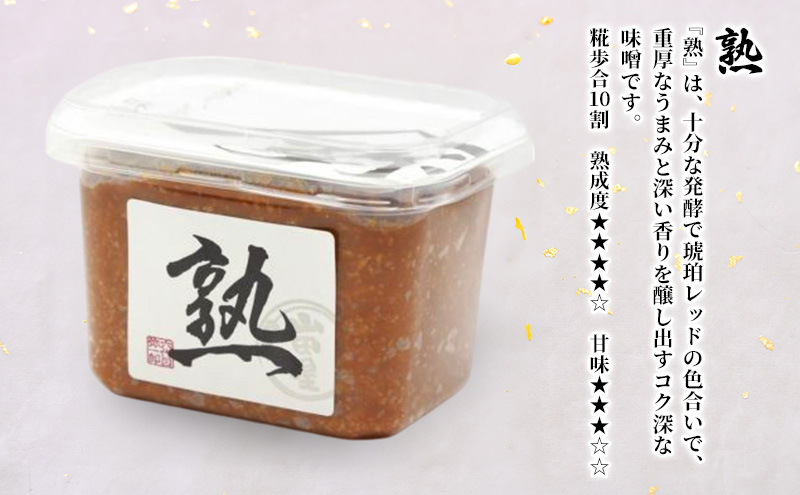 生きている味噌贅沢セレクション400g×各3カップ 調味料 料理 調理 味付け 和食 日本食 みそ汁