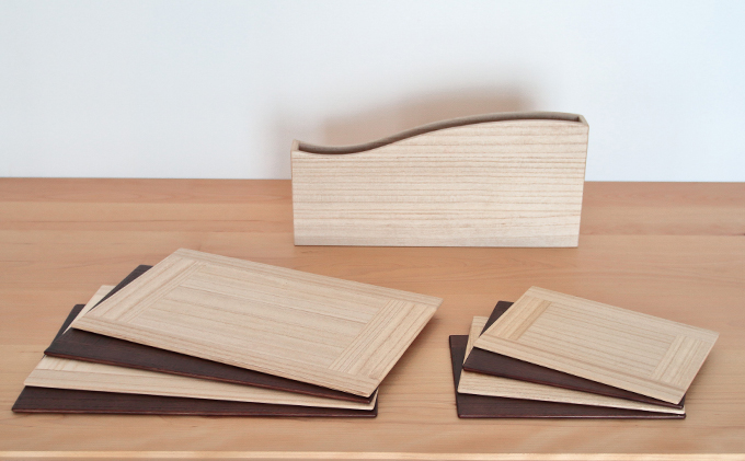 【ASAKURA】桐製テーブルマット8枚組セット