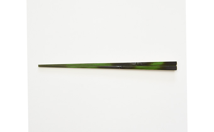 【新潟漆器 箸】mitate 竹塗箸　若竹（みどり）