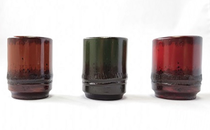 新潟特産竹塗　ぐい呑み（茶）