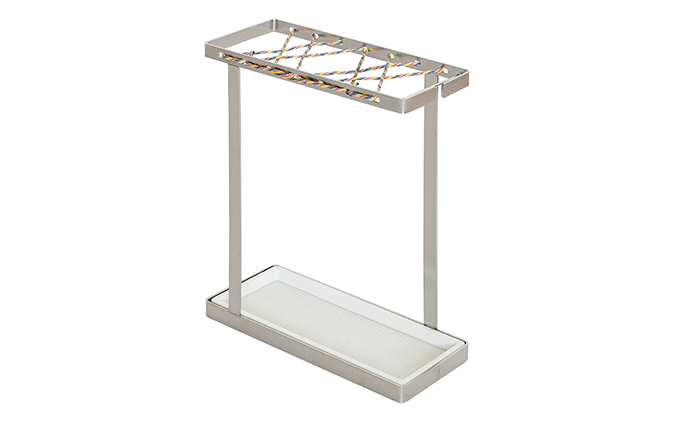 ステンレスアンブレラスタンド（ロープ：レインボー）