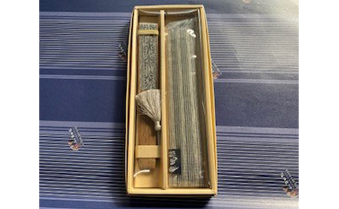 亀田縞　扇子セット